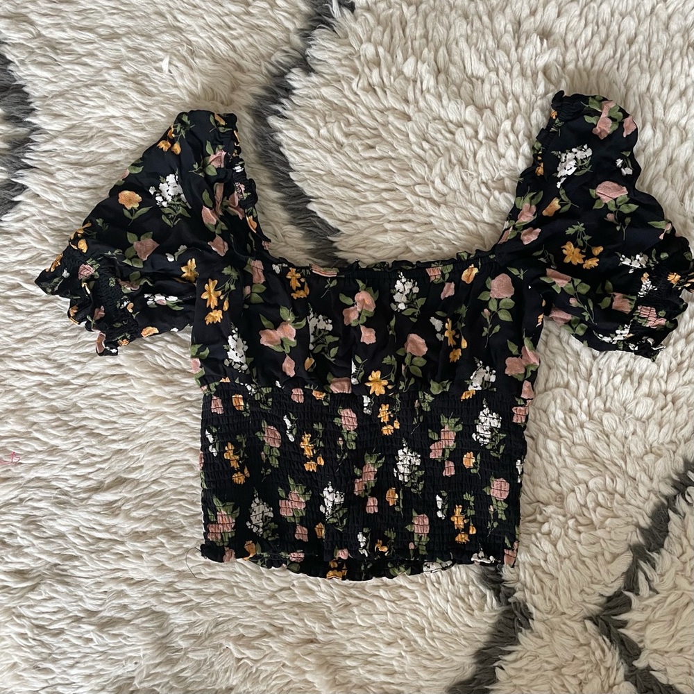 Reformation Sadey Top - stretchy square neck top